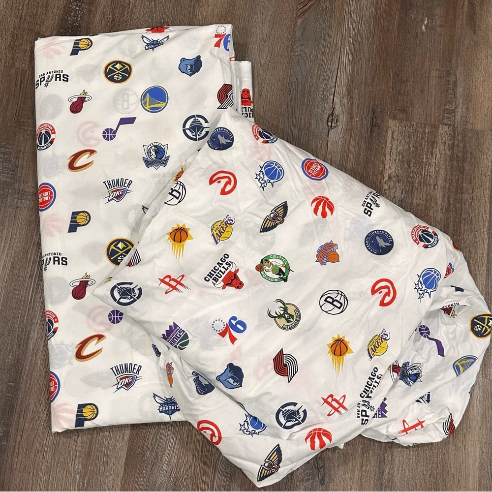 Pottery Barn Teen NBA Queen Sheet Set